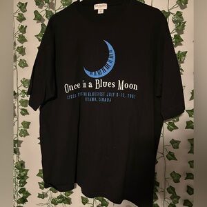 Vintage Once in Blues Moon 2001 Ottawa Music Festival Shirt